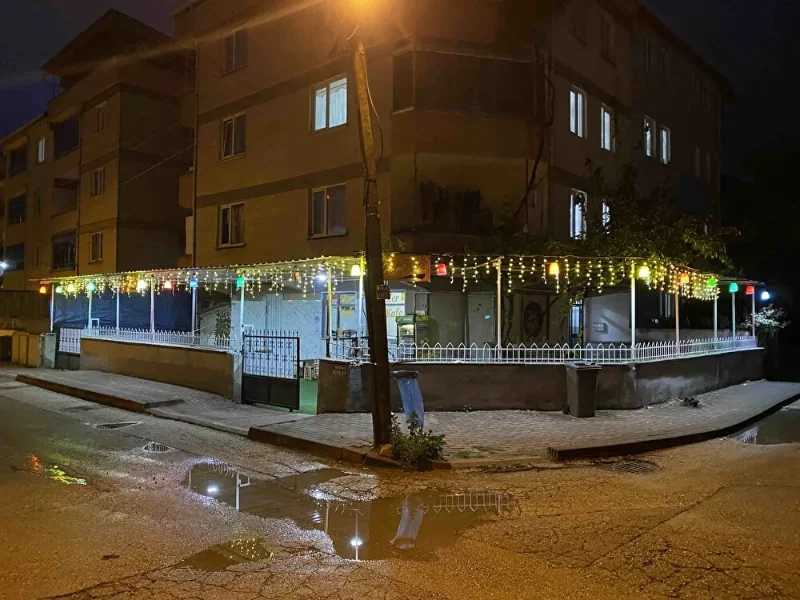 Çarşıbu Köşe Bina Dış Mekan Fener Aydınlatması