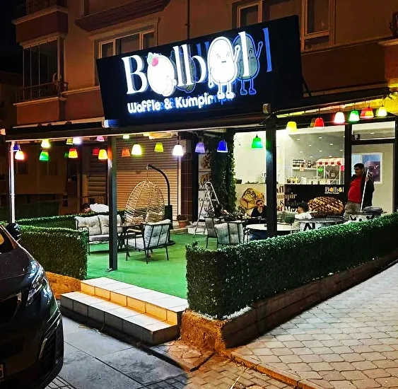 Çarşıbu Kafe and Restoran Renkli Dış Mekan Fener Aydınlatması